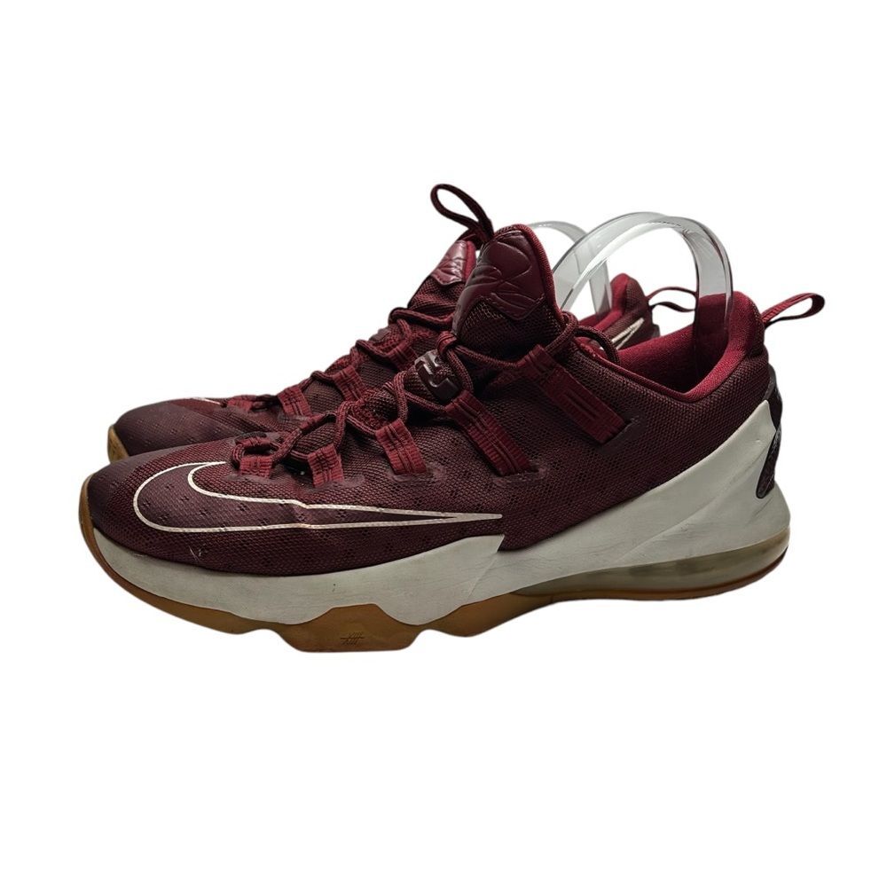 Nike Red and White LeBron James basketball Athletic Shoes 12